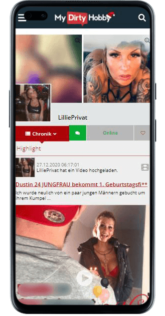LilliePrivat bei MyDirtyHobby